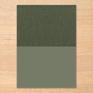 Glitter Top Moss Green Acrylic Invite – Customize Invitations