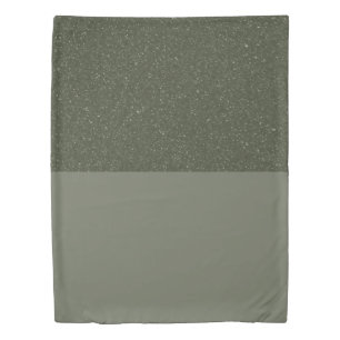 Glitter Top Moss Green Duvet Cover – Customizable