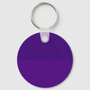 Glitter Top Purple Custom Keychain