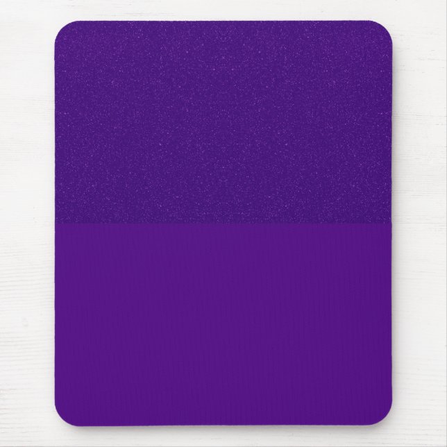 Glitter Top Purple Desk Mousepad – Customizable (Front)