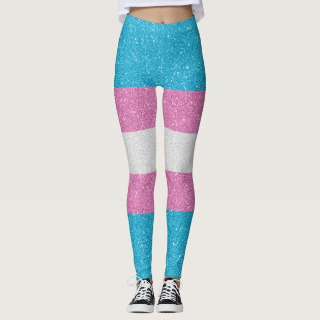 Trans flag leggings Clearance