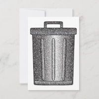 Glitter Trash Can