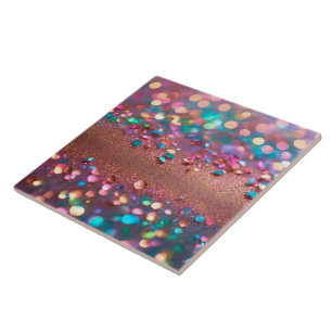 Glitter Trendy Opal Holographic Collection Ceramic Tile