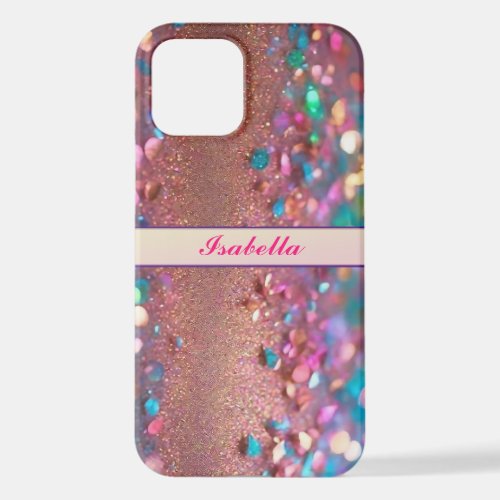 Glitter Trendy Opal Holographic Collection iPhone 12 Case