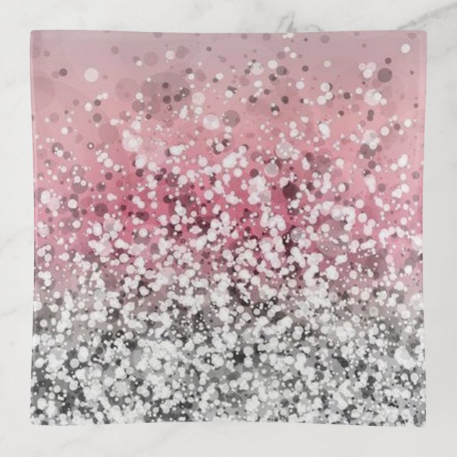 Glitter Trinket Tray (Front)
