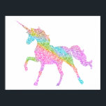 Glitter Unicorn Poster<br><div class="desc">Hang this glittery unicorn poster in your kid's room to brighten it up!</div>