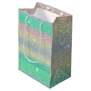 Glitter Unicorn Texture  Medium Gift Bag