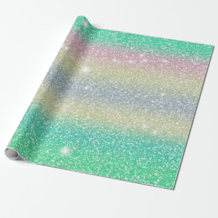 Glitter Unicorn Texture  Wrapping Paper