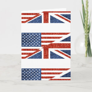 glitter usa uk card