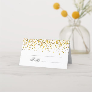 Glitter Wedding Place Card