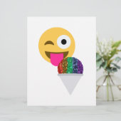 glitter wink emoji (Standing Front)