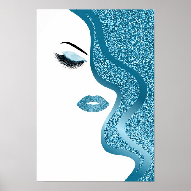 Glitter woman poster (Front)