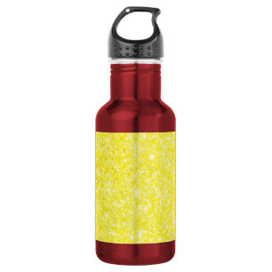 Glitter Yellow Water Bottle