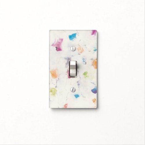 Glitterati I Abstract Print  Mike Schick Light Switch Cover