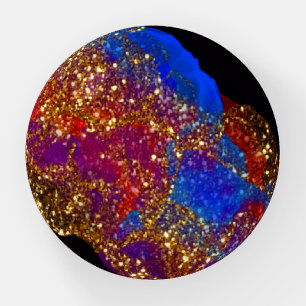 Glittered Alcohol Ink Paperweight