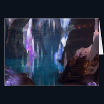 Glittering Caves by Night Card