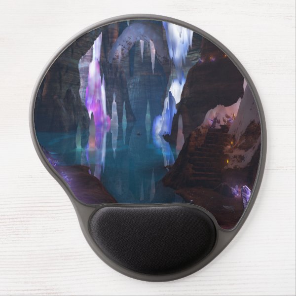 Glittering Caves by Night Gel Mousepad