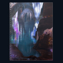 Glittering Caves by Night Notebook