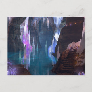Glittering Caves by Night Postcard