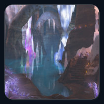 Glittering Caves by Night Stickers