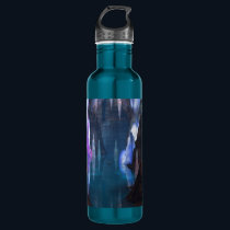 Glittering Caves by Night Water Bottle