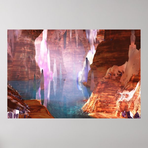 Glittering Caves Print