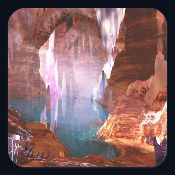 Glittering Caves Stickers
