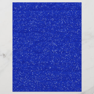 GLITTERING DARK ROYAL BLUE OCEAN WHITE SPARKLES TE FLYER