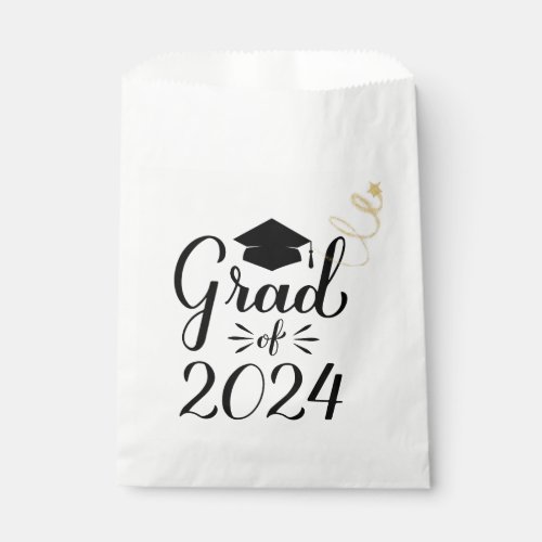 Glittering Graduation 2024 Party Favor Bag Sparkl Favor Bag