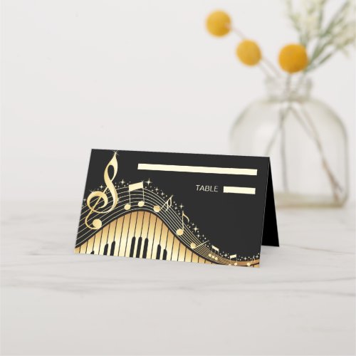 Glittering Keyboard  Place Card