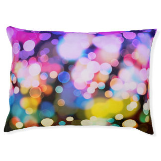 Glittering lights: vintage ambiance. pet bed
