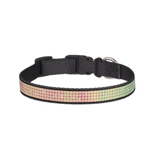 Glittering Multi_Colors Gradient Dog Collar