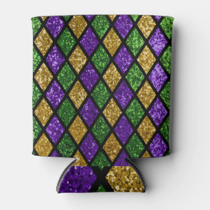 Glittering paillettes diamonds, festive background can cooler