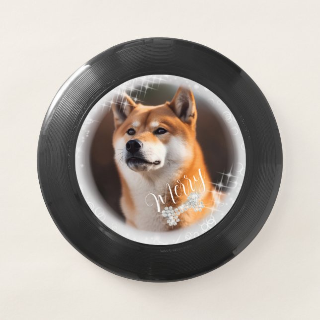Glittering Pet Dog  Wham-O Frisbee (Front)