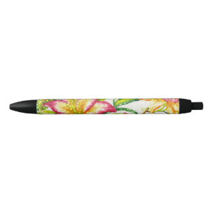 Glittering Spring Floral Tapestry Pen