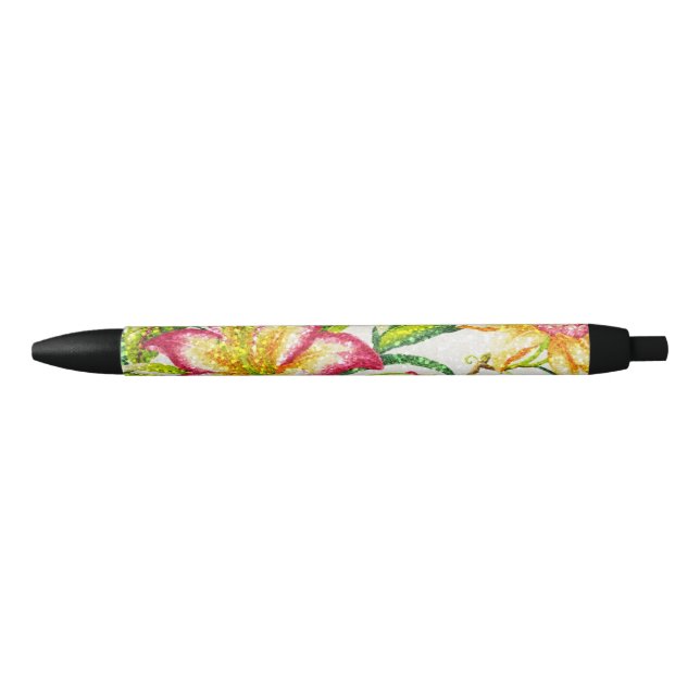 Glittering Spring Floral Tapestry Pen (Front)
