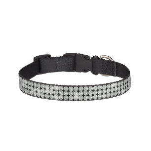 Glittering White Diamond Dog Collar
