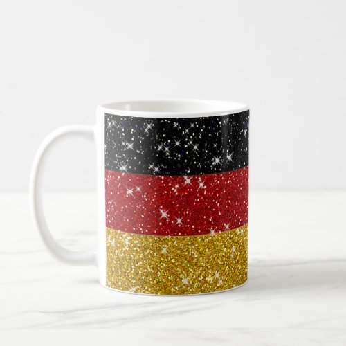 Glitters Germany Flag with Sparkles Coffee Mug