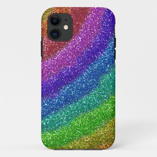 Glitters Rainbow iPhone 11 Case