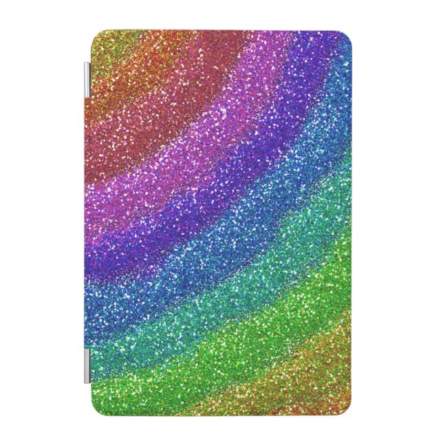 Glitters Rainbow iPad Mini Cover (Front)