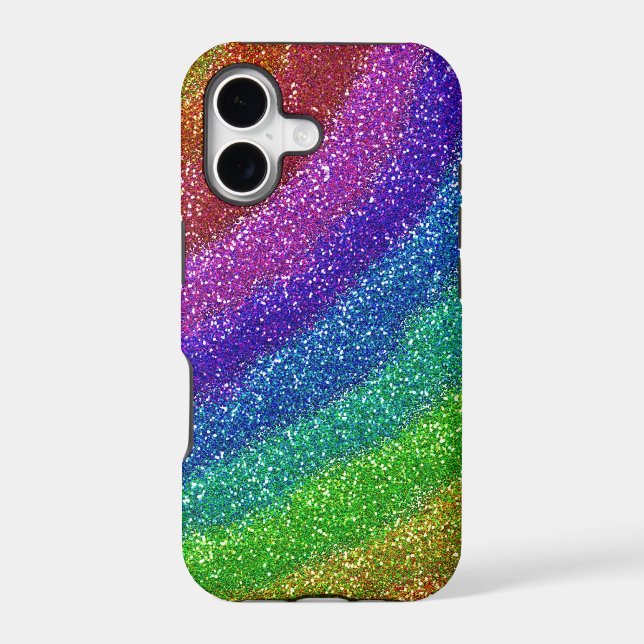 Glitters Rainbow Iphone Case (Back)
