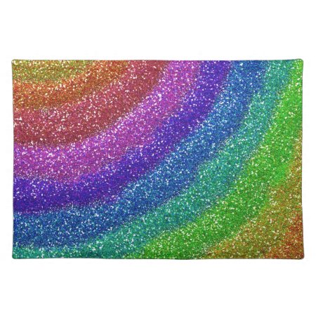 Glitters Rainbow Placemat