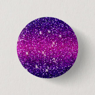 Glitters Sparkles Purple Pink Texture Button