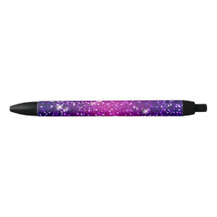 Glitters Sparkles Purple Pink Texture Pen