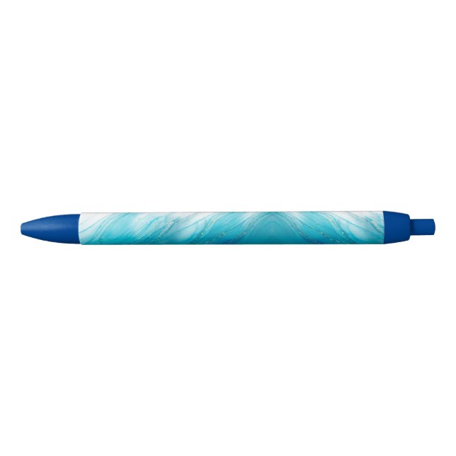 Glittery Alcohol Ink Tumbler Design Pen (Front)