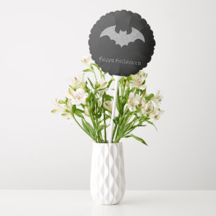 Glittery Bat Halloween Balloon