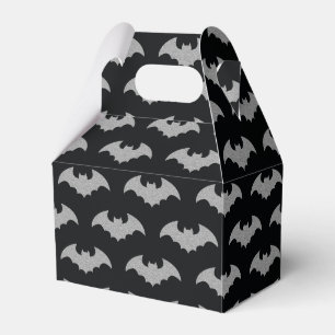Glittery Bat Halloween Favor Boxes
