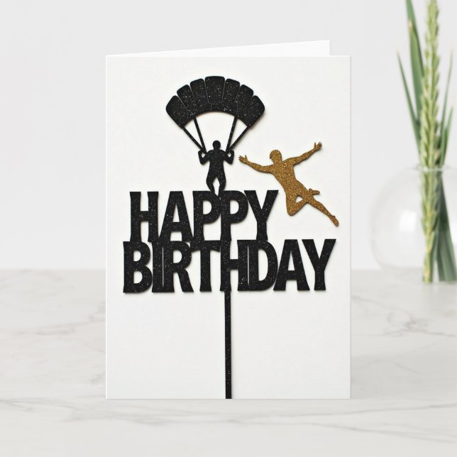 Glittery Birthday Card (Front)