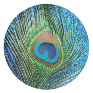 Peacock Plates | Zazzle