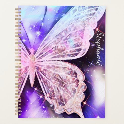 Glittery Butterfly  Planner